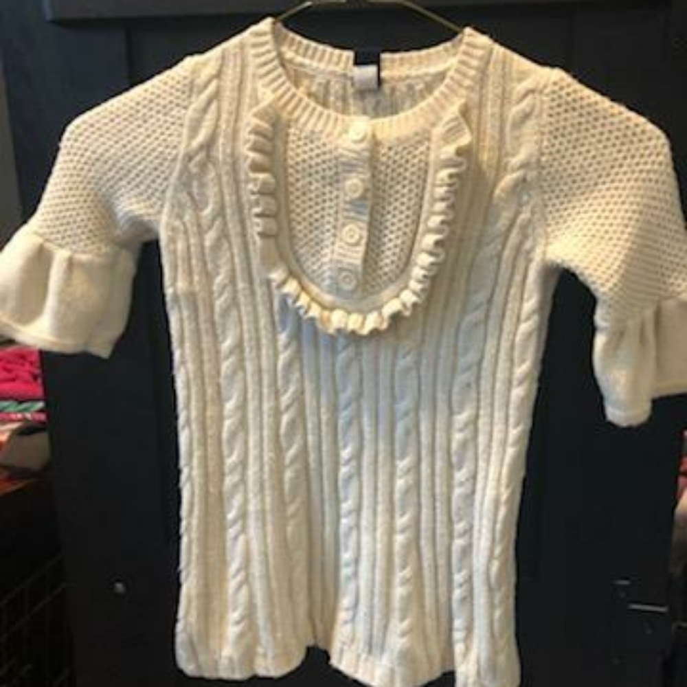 Warm Cream Sweater Dress
